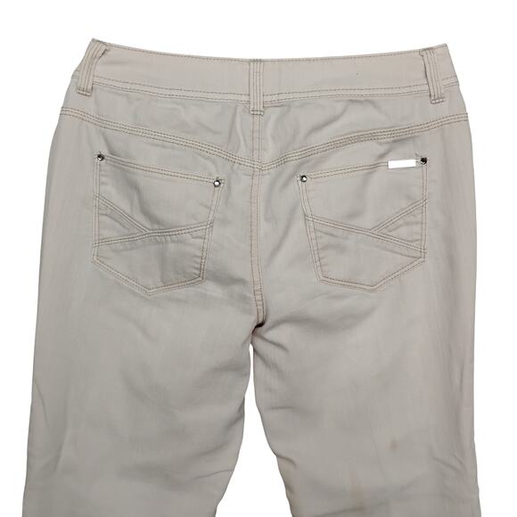 So Slimming by Chico's Jeans Size 00 (XS) Soft Peach Almost White (Tailored) - Picture 4 of 8